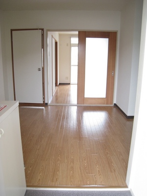 Entrance. Entrance open and this image