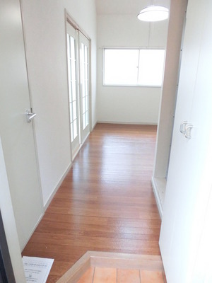 Entrance. Rest assured that living space is not visible from the front door