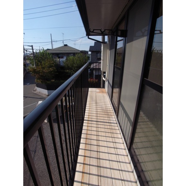 Balcony. Southwest-facing balcony