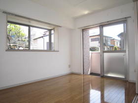 Living and room. Two-sided lighting is the room