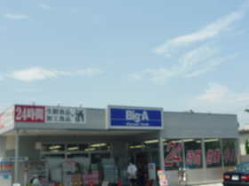 Supermarket. 350m until Biggue (super)