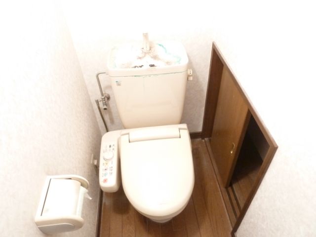 Toilet. Toilet is with a bidet. 