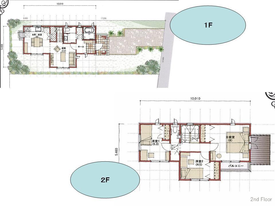 Building plan example (floor plan). Building plan example (A) 3LDK, Land price 24,800,000 yen, Land area 153.43 sq m , Building price 21,800,000 yen, Building area 86.12 sq m