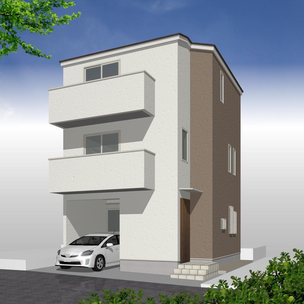 Rendering (appearance). Newly built single-family of Itopia home construction. We use solid wood flooring.