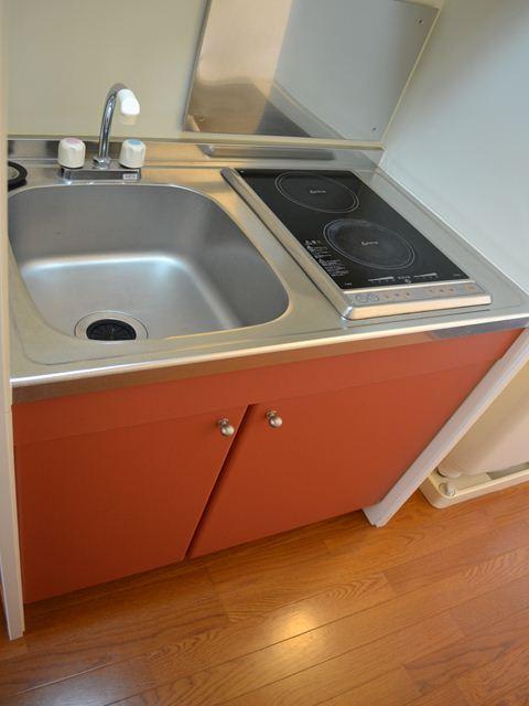 Kitchen. Because the two-burner electric stove is the cooking is easy ☆ 