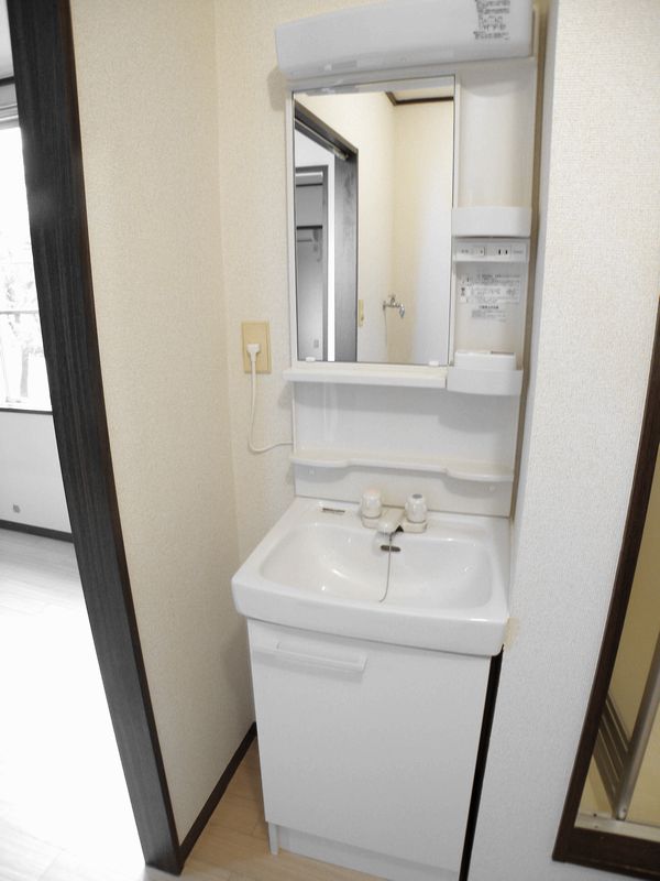 Washroom. Independent wash basin