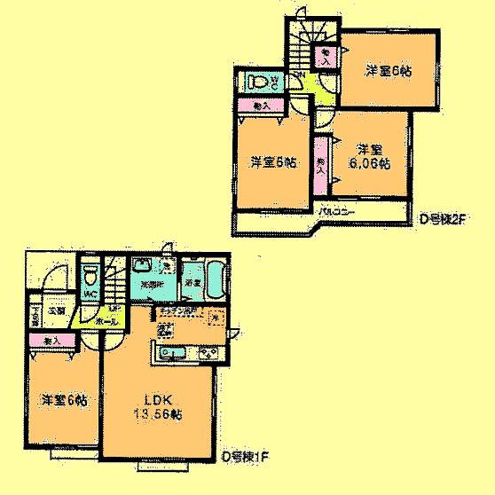Floor plan. 26,800,000 yen, 4LDK, Land area 119.2 sq m , Building area 87.45 sq m located view in addition to this, It will be provided by the hope of design books, such as layout.