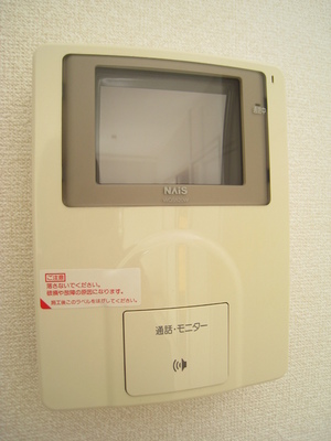 Security. TV monitor phone that visitors who can be seen at a glance