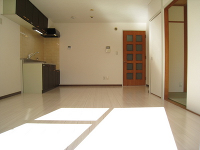 Living and room. Living room facing south-facing balcony