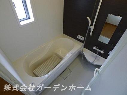 Model house photo. Feet extensible 1 tsubo bus