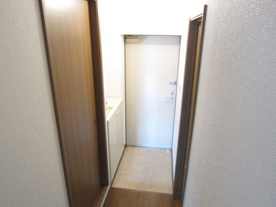 Entrance. Little entrance of the step