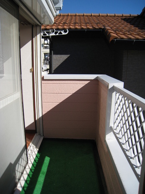 Balcony. South-facing balcony