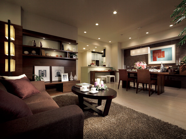 Living.  [living ・ dining]  ※ Indoor photo of the web is model room A type. furniture ・ It does not have furniture is included in the sale price. Also, Some of the published photos option (it paid ・ It also includes those of the application deadline Yes).