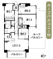 Floor: 4LDK + WIC, the occupied area: 86.27 sq m, Price: 47,900,000 yen, now on sale