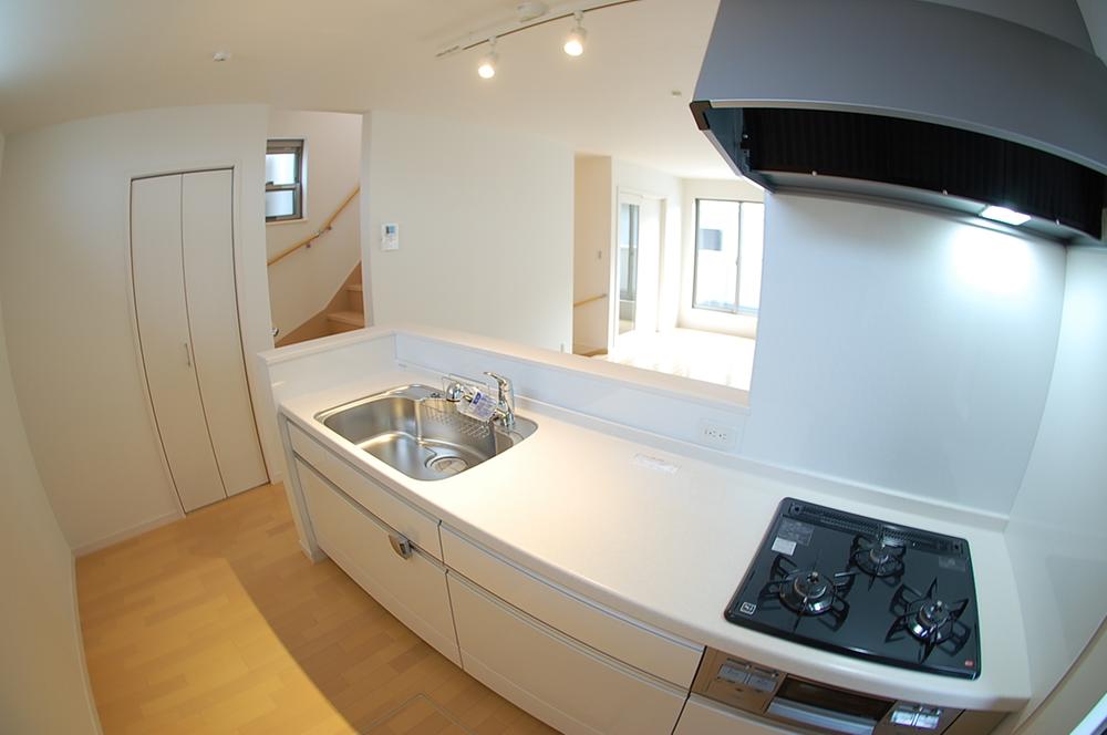 Kitchen. Water purifier built-in system kitchen