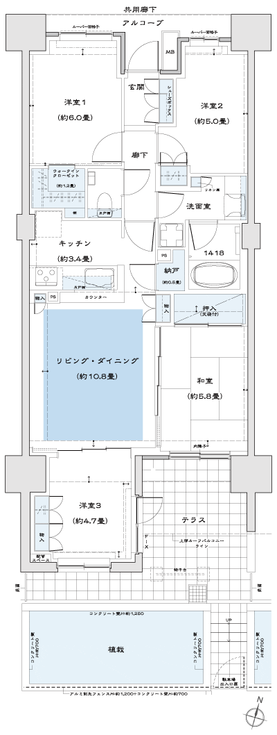 Floor: 4LDK + N + WIC, the occupied area: 79.31 sq m, Price: TBD
