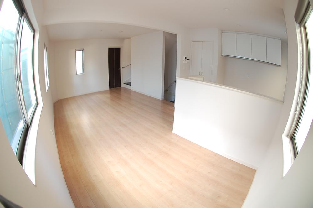 Living. Bright south-facing living