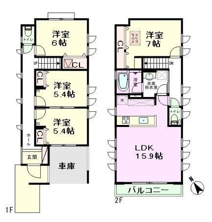 Floor plan. Reservation of tour ・ Complete documentation ・ Please feel free to ask neighboring properties, etc.