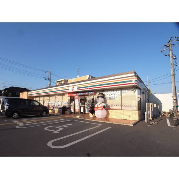 Convenience store. Seven-Eleven Saitama Enshoji store up (convenience store) 86m