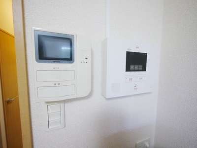 Security. TV monitor Hong and Secom