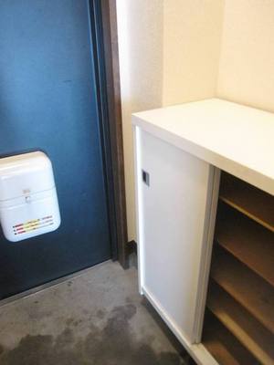 Entrance. Pat entrance storage!