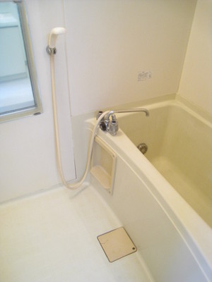 Bath. Bathroom with a window