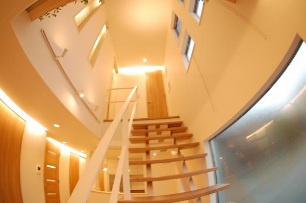 Other introspection. Staircase with handrails