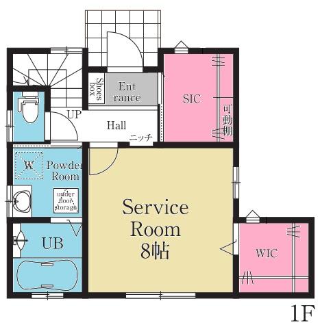 Floor plan. 32,800,000 yen, 3LDK, Land area 65.71 sq m , Building area 100.84 sq m 1F