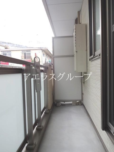 Balcony. Also firmly Jose futon.