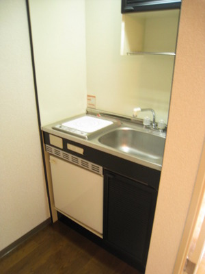 Kitchen. Cleaning Ease after kitchen dishes of IH cooking heater