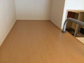 Living and room. Bed space at the top of the closet