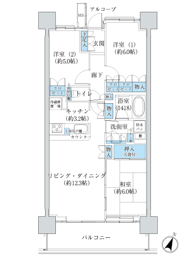 Floor: 3LDK, occupied area: 71.89 sq m, Price: TBD