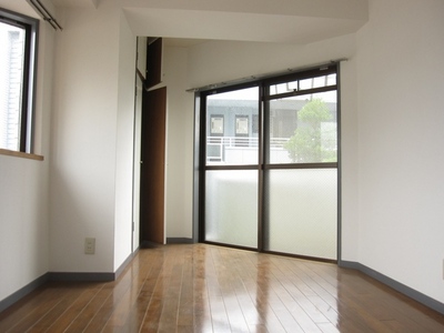 Living and room. Bright two-plane daylight Western-style