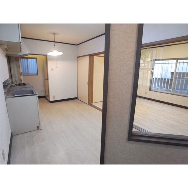 Living and room. Appearance from the front door