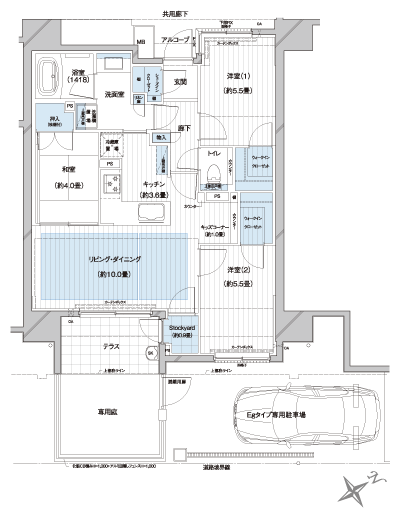 Floor: 3LDK + St + 2Wic + Sic, occupied area: 70.32 sq m