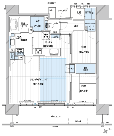 Floor: 2LDK + N + 2Wic + Sic, occupied area: 70.02 sq m