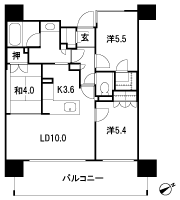 Floor: 3LDK + Wic + Sic, occupied area: 65.21 sq m