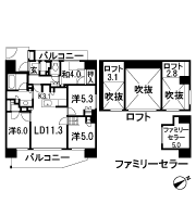 Floor: 4LDK + 2Lo + Fc + Wic + Sic, occupied area: 80.04 sq m