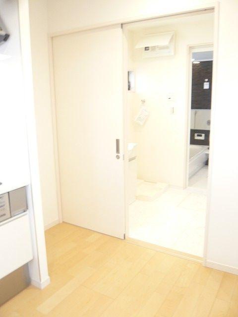 Other. Washroom from the kitchen side, Looking through the bathroom.