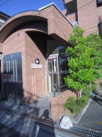 Building appearance. Stylish entrance