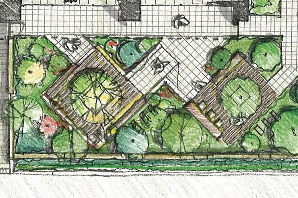 Community Garden image illustrations