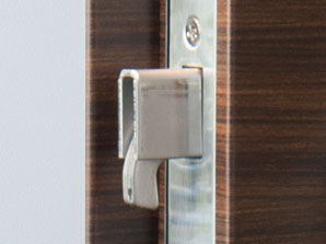 Security.  [Sickle dead bolt] Since the dead bolt is in sickle, Bar is hard to structure that can not answer lock lock is less likely to come off in an attempt to pry, etc..