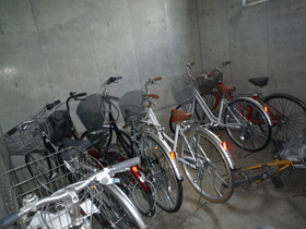 Other common areas. On-site bicycle parking lot