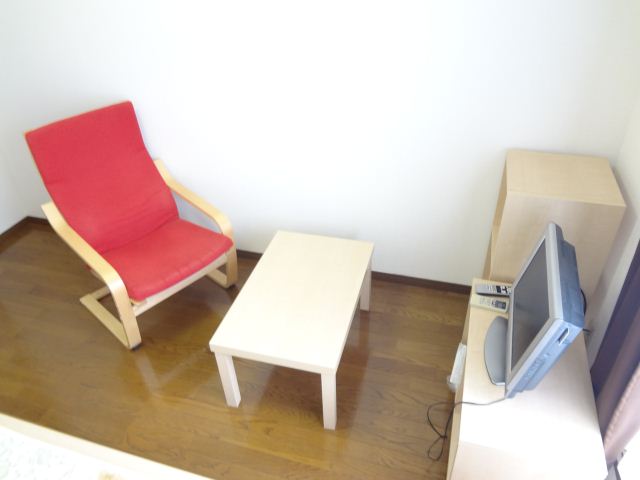 Living and room. sofa, table