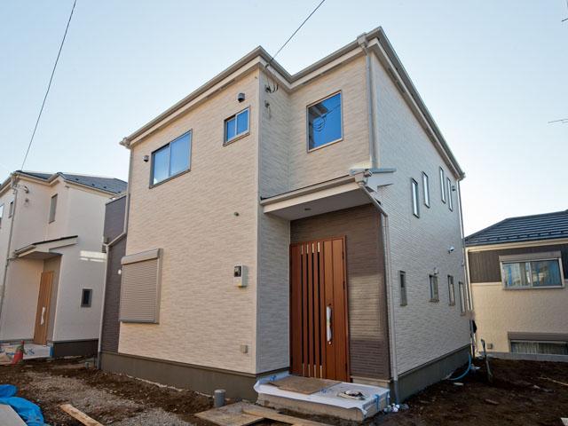 Local appearance photo. 6 Building ◆ Two car spaces all building! ◆ Relaxed some site 37 square meters ~ 48 square meters! ◆ 6 ・ 7 Building Fukinuki there a feeling of open!