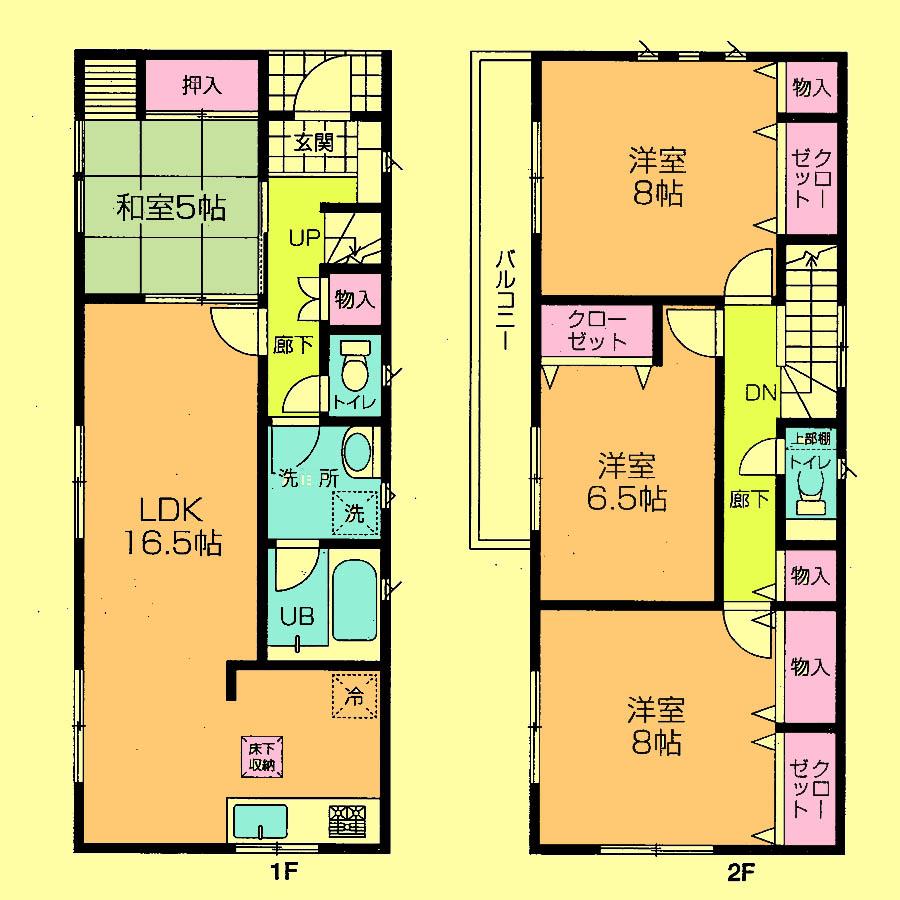 Floor plan. 28.8 million yen, 4LDK, Land area 117.55 sq m , Building area 103.27 sq m located view in addition to this, It will be provided by the hope of design books, such as layout.