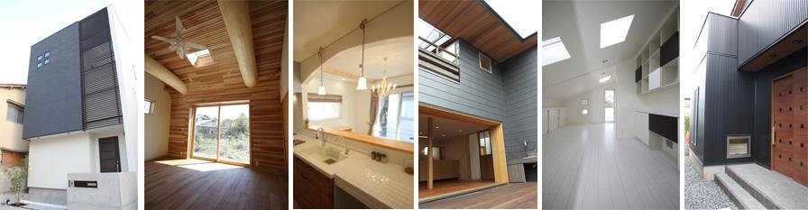 Model house photo. Reference construction cases