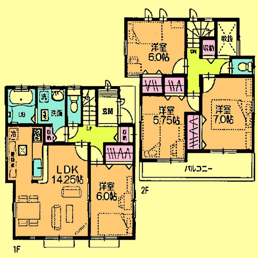 Floor plan. 23.8 million yen, 4LDK, Land area 130.08 sq m , Building area 96.05 sq m located view in addition to this, It will be provided by the hope of design books, such as layout.