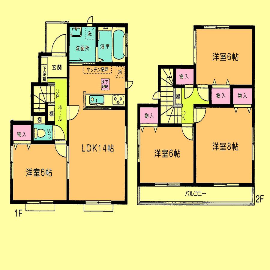 Floor plan. 22,800,000 yen, 4LDK, Land area 125 sq m , Building area 93.52 sq m located view in addition to this, It will be provided by the hope of design books, such as layout.