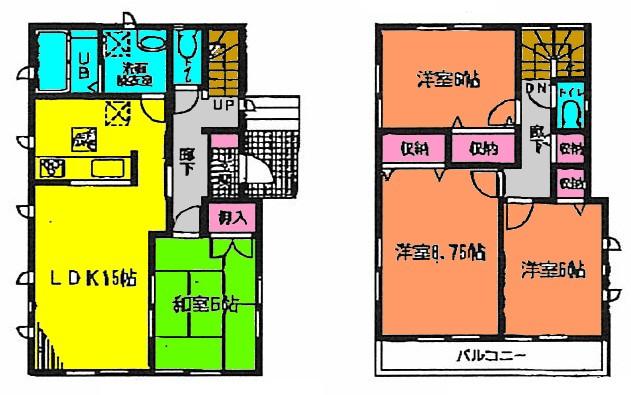 Floor plan. Saitama Municipal Otani 400m up to elementary school